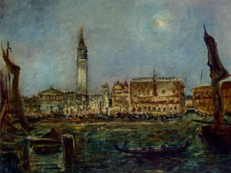 1887-Wincenty Brauner - Bacino di San Marco, Venezia